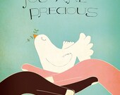 Art Print, Nursery, Children, Home Decor, Wall Art, Love, Birthday, Penelope and Pip, Original Illsutration