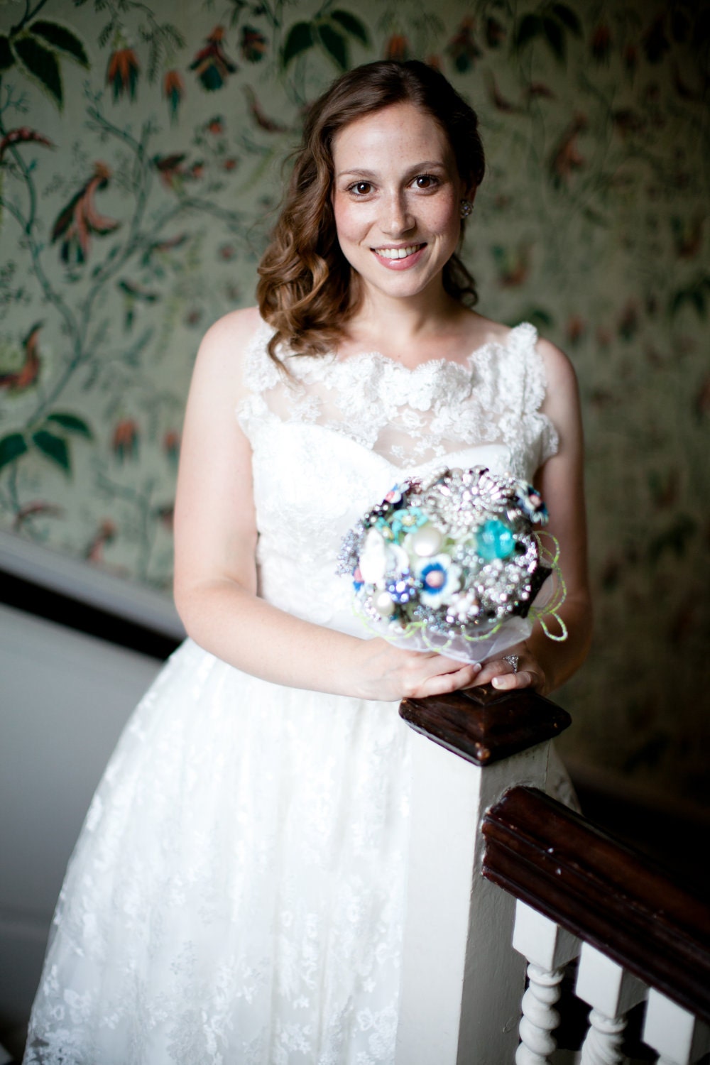 Lace Tea Length Wedding Dress - Inspired by Priscilla of Boston Trish
