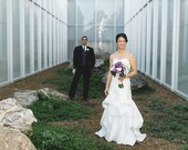 Wedding Dress with Asymmetrical Cut and Pick-Ups - Inspired by Casablanca Bridal 2045