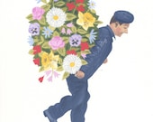 Fine art print - Man of Flowers