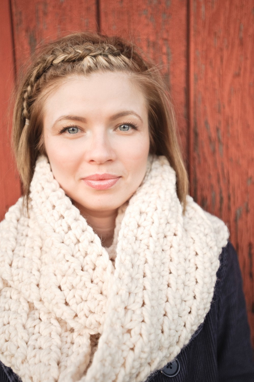 Infinity scarf PATTERN, pdf, chunky scarf PATTERN, permission to sell