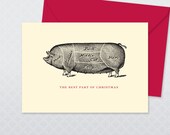The Christmas Pig - Letterpress Holiday Cards (set of 8)