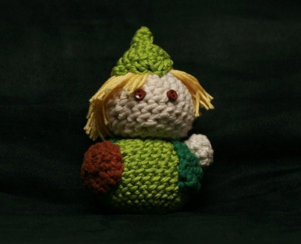 Hand-crocheted plushie - Link