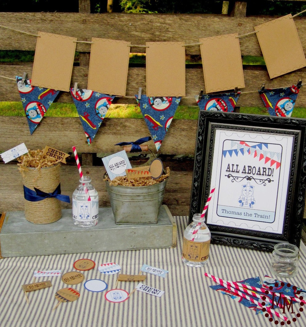 Thomas the Train PRINTABLE Party Pack
