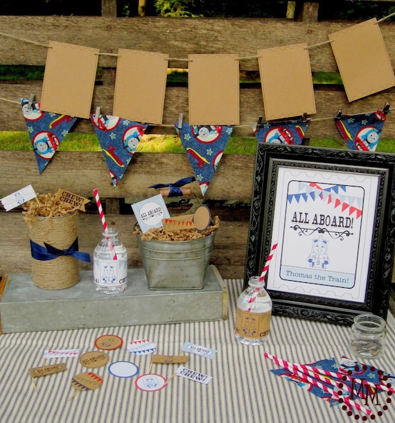 Thomas the Train PRINTABLE Party Pack