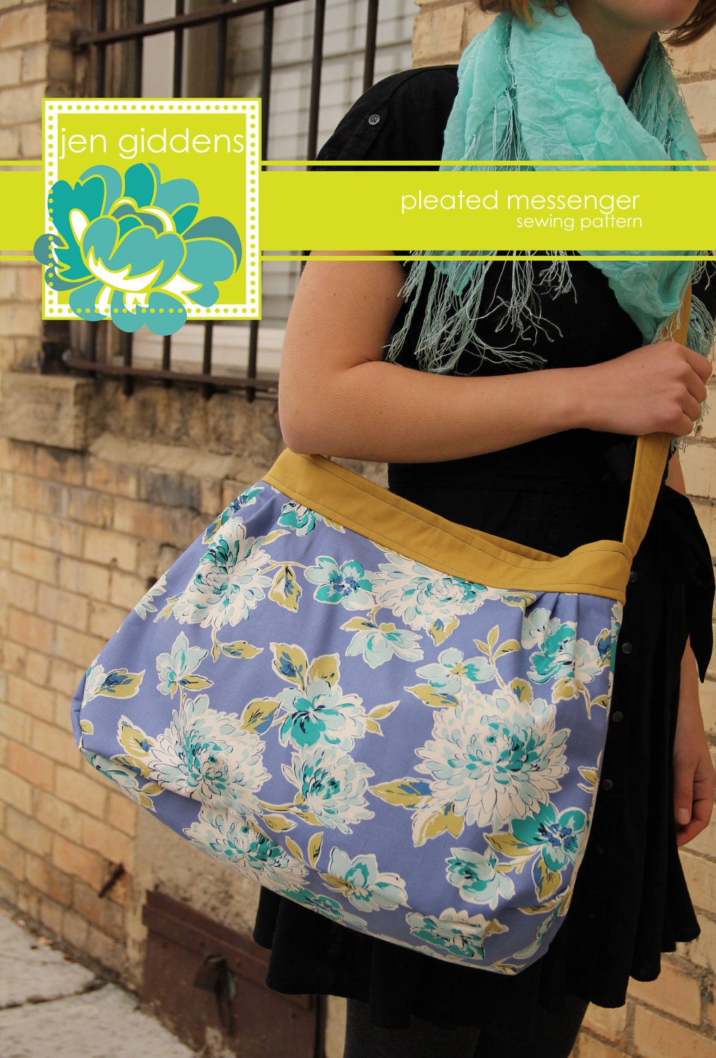 Pleated Messenger  Sewing Pattern