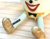 Vintage Circa 1950s Mr. Touchdown Football Character Soft Toy