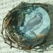Mixed Media Assemblage,Bird,Nature,Wall Hanging