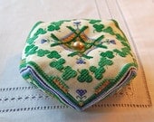 St. Patrick's Day Biscornu Pattern