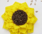 Fabric flower tutorial Cool Felt Dahlia PDF , instructions and just print real size petals pattern - flower accessories