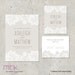 wedding invitation lace romantic modern - "Love & Lace"