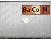 Bacon Love Elements Full Color Vinyl Vinyl Decal Sticker Macbook Laptop Chemistry Science