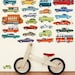 Cars Wall Decals Highway, Fabric Wall Stickers (not vinyl) - Large