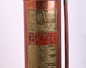 Vintage Copper Fire Extinguisher