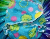 One Size Fitted Cloth Diaper Very Baby Cotton Flannel No Snaps Package-Frog