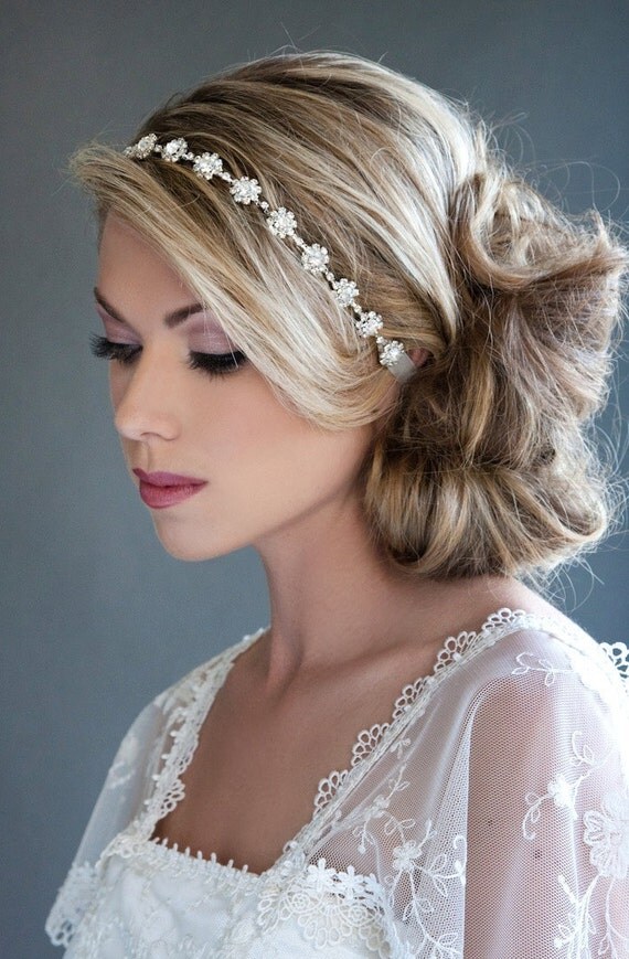 Leonor - Rhinestone Headband, Bridal Headband, Wedding,331