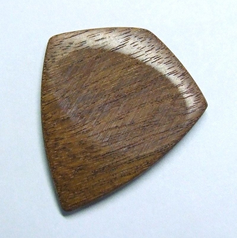Wood Guitar Pick - Handmade Exotic Santos Mahogany  Premium Guitar Pick