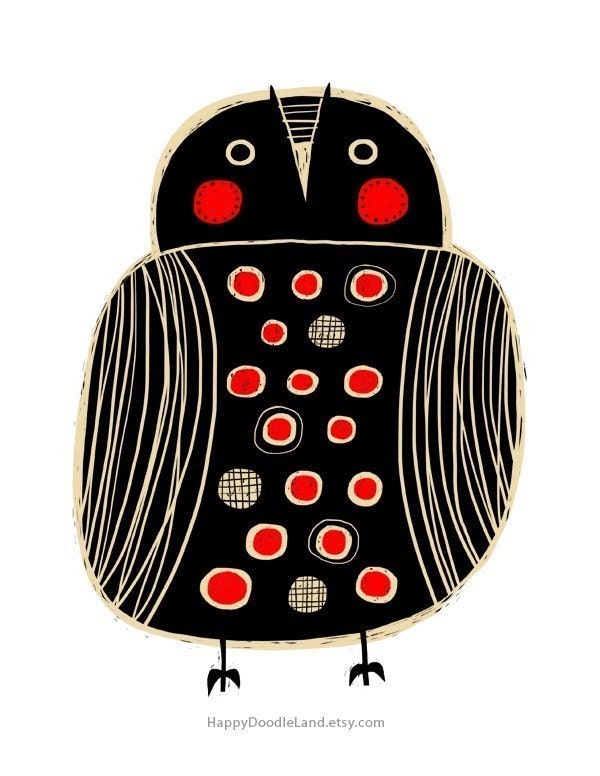 Black Owl - Print