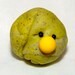 YELLOW Pet Rock - RAINBOW Edition Polymer Clay Figure