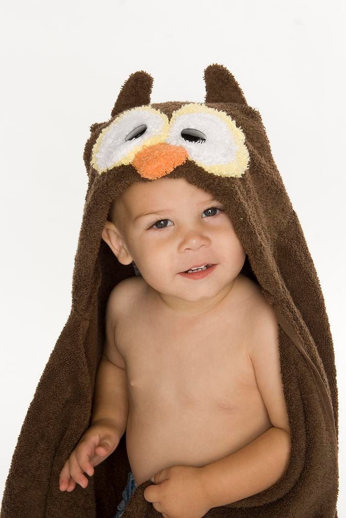 Owl Hooded Towel