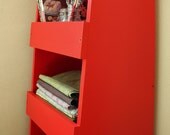 Storage Bin Shelf - Woodworking Plans - Instant Download
