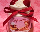 STRAWBERRY SHORTCAKE PARFAIT- 18 oz. Gourmet Jar Candle