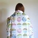 Wild West Traveler Scarf Wrap - Sheer Cotton Landscape Print