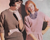 1960s Vintage Knitting Patterns Jackie Kennedy Suit and Pillbox Hat ORIGINALS NOT PDF