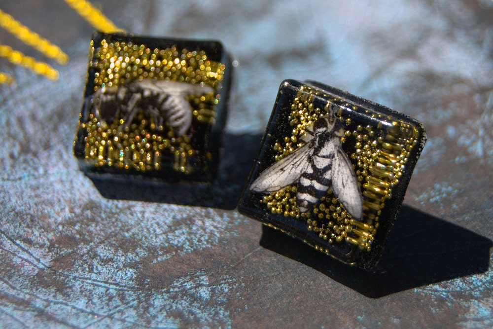 Golden Black Insect Posts