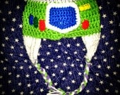 Toy Story Buzz Lightyear Space Ranger Styled  Crocheted Hat