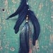 Bohemian Nights Long Iridescent Black Feather Hair Extension