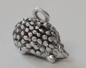 Hedgehog Antique Silver plated Hedgehog Charms  (5)  Charms