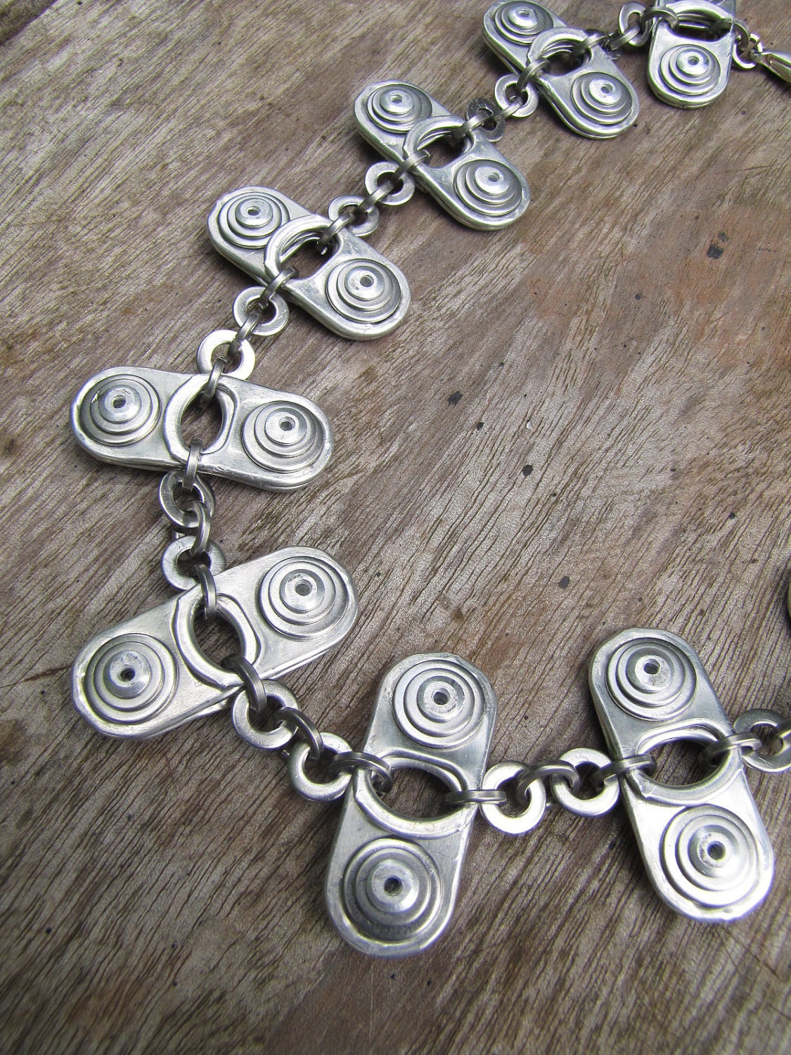 Recycled ring pull Necklace