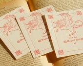 WINGED UNICORN 10 Letterpress Bookplates