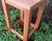 Mortise and tenon side, end table - Black Cherry