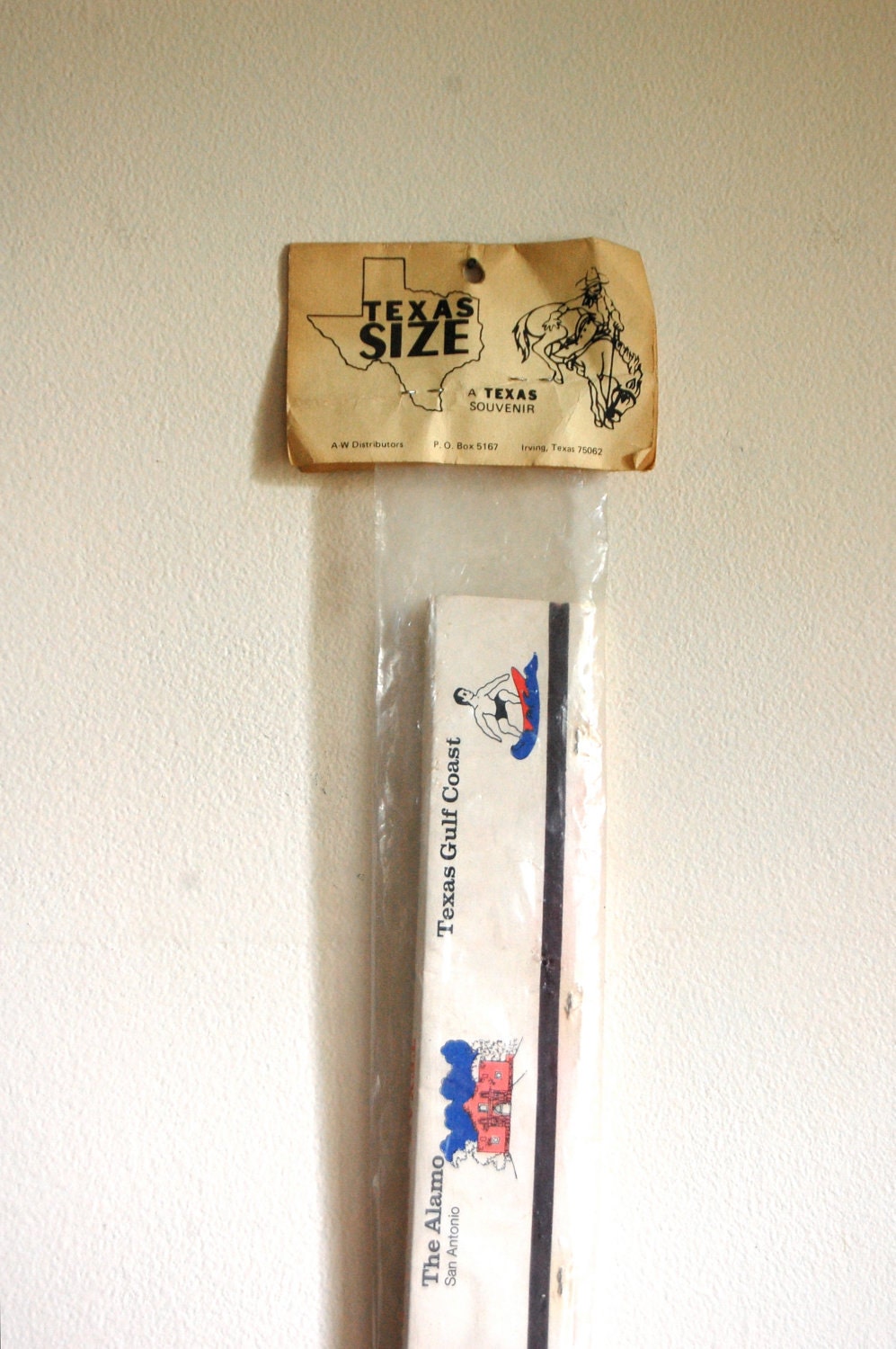 SALE - Vintage Giant Souvenir Matchbook from Texas - Texas Souvenir - Vintage Kitsch