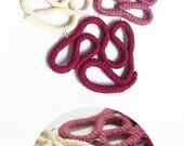 Crochet ooak necklace - A-maze
