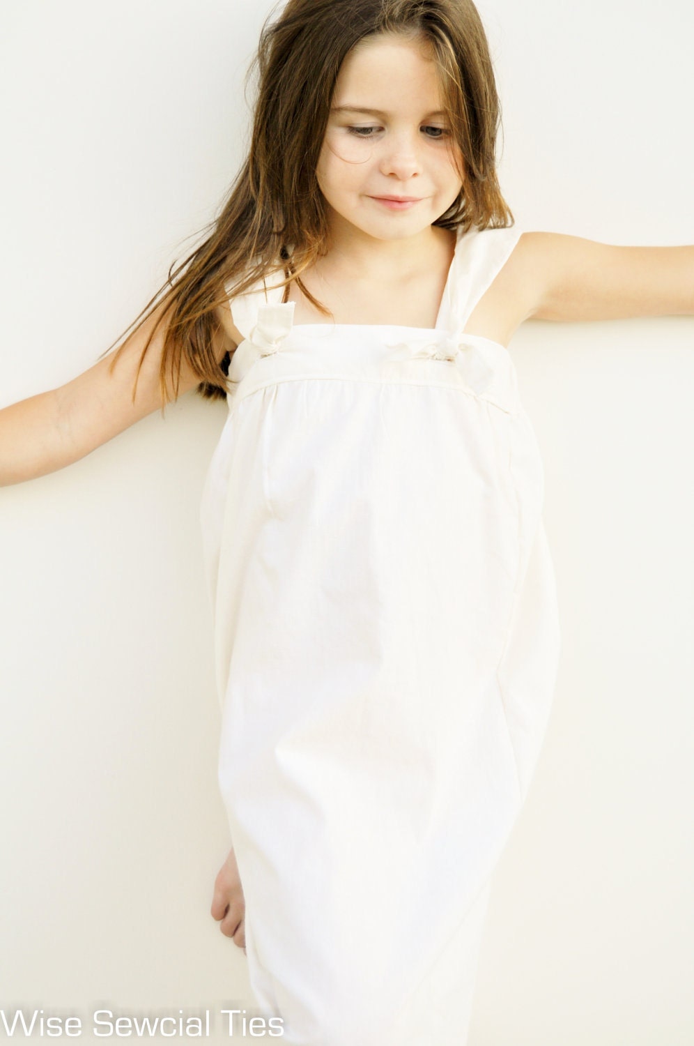 Beach Simple Dresses, Set of two ,Girls Size 12 months to 9 years old Babydoll and Halter Dress, Beach Natural , Photo shoot simple