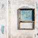 wall with cat photograph, architectual decor, white, gray, blue, 12x18 photo print, industrial photography, minimal home decor