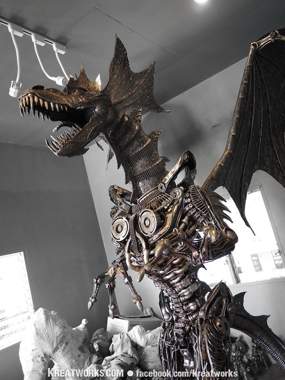 Steampunk - The Metal Giant Dragon (made-to-order)