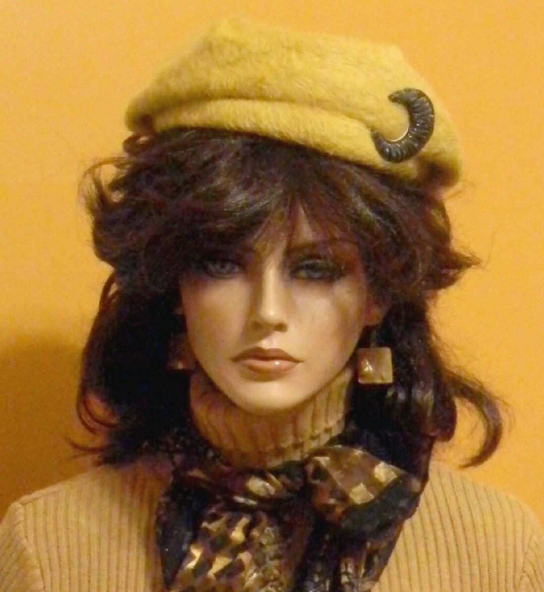 Vintage Fur Felt Beret by Modernette