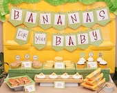 MONKEYING AROUND Baby Shower Collection - Printable Décor