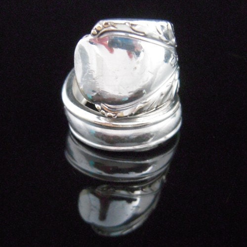 Antique Spoon Jewelry Silver Spoon Ring - Avalon/Cabin