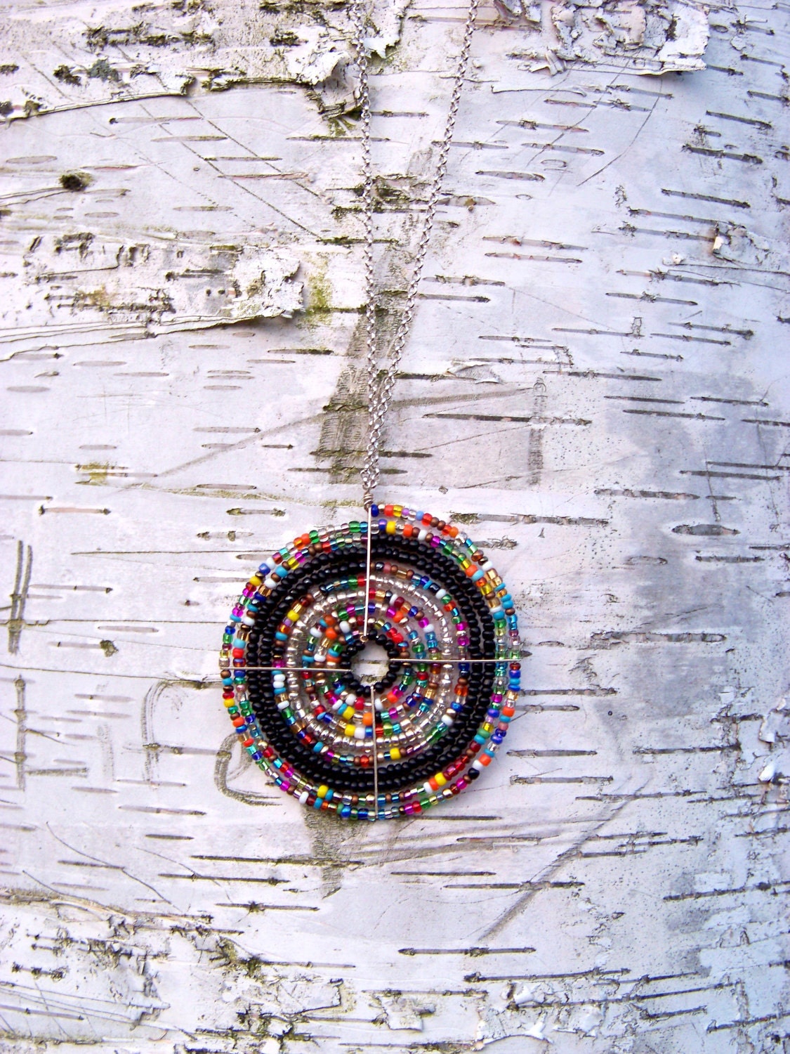 African Beaded Necklace, Maasai Beadwork, Traditional (Large)