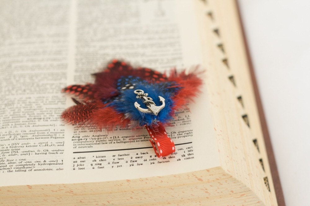 Anchors Away Red, White, and Blue Nerd Fascinator