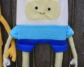 Adventure Time with  Finn- Plush Tote Bag
