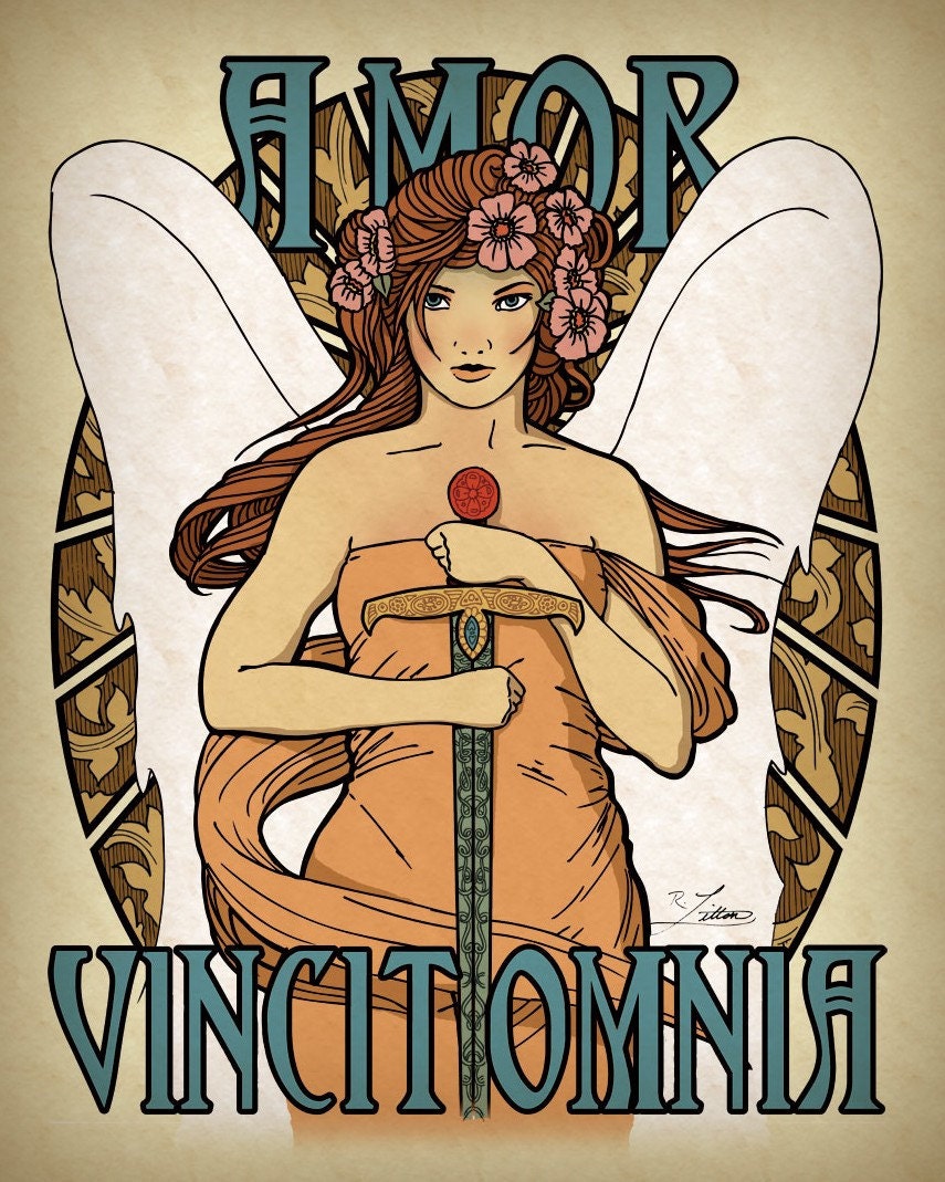 Love Conquers All 8x10 Print