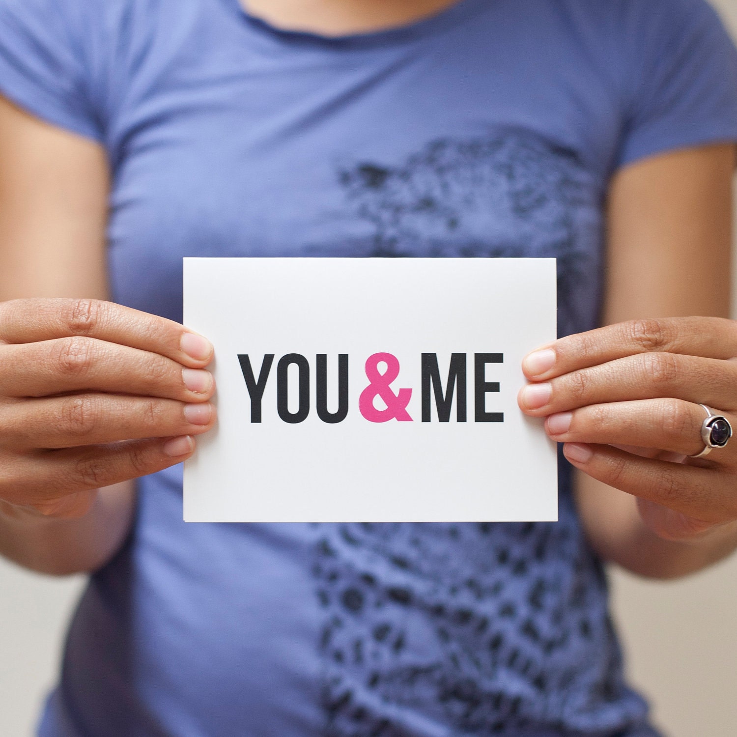 You & Me - Valentine's Card