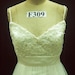 Natural Waiste Bridal Gown Wedding Dress with Straps in Satin and Lace