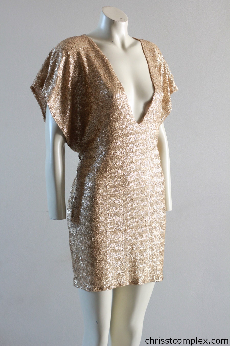 Sequin Kaftan Cover up Resort Matt Gold Summer Dress Tunic 2040 Chrisst. SPECIAL ETSY PRICE Chrisst Unique Fashion